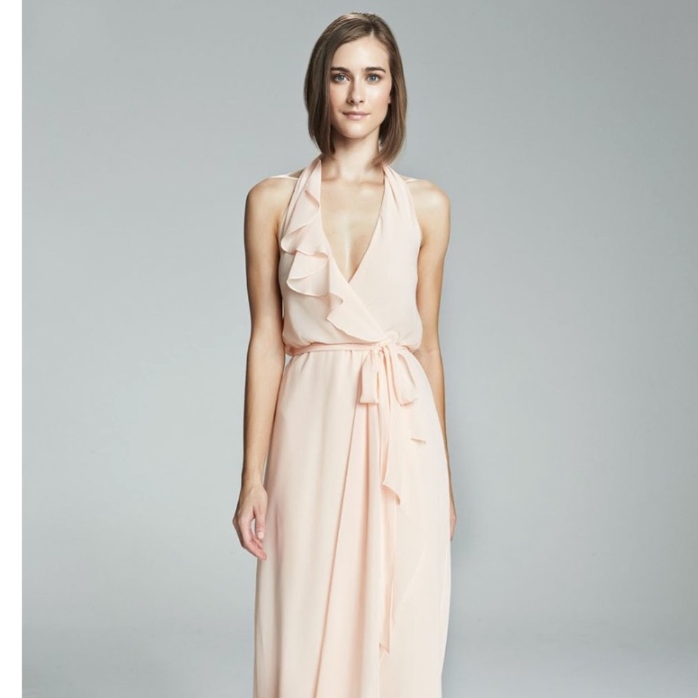 Nouvelle Amsale Bridesmaid Dress- Erica in Bellini